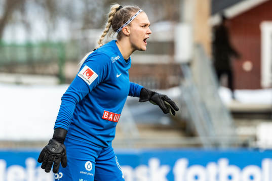 Brommapojkarnas Målvakt Nichole Persson