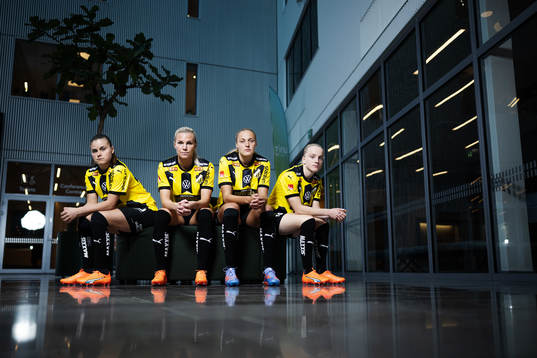 Hanna Wijk, Josefin Rybrink, Elma Junttila Nelhage och Anna
