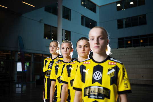 Elma Junttila Nelhage, Josefin Rybrink, Hanna Wijk och Anna