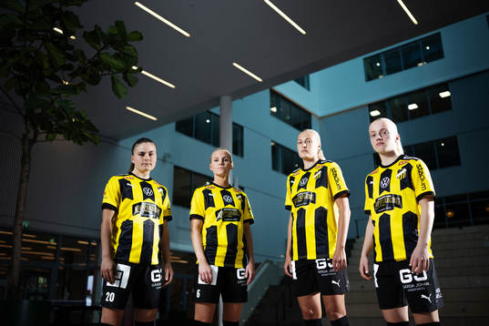 Hanna Wijk, Josefin Rybrink, Elma Junttila Nelhage och Anna