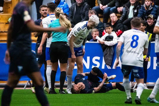 Malmö FFs Søren Rieks har ont