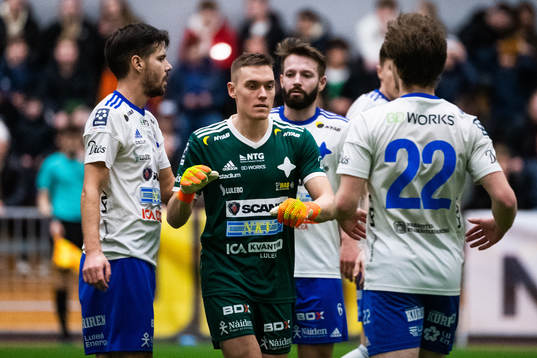 IFK Luleås målvakt Rasmus Juhani Aspholm