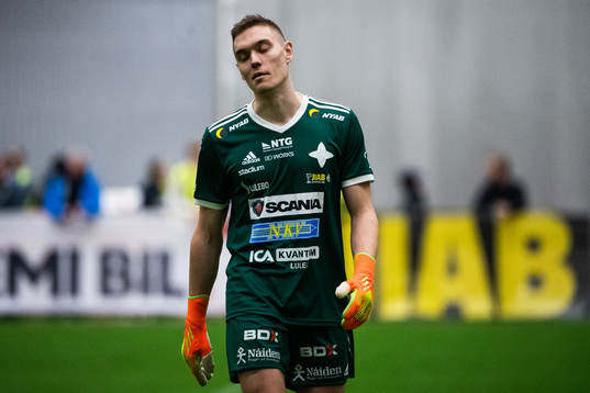 IFK Luleås målvakt Rasmus Juhani Aspholm