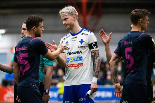 Malmö FFs Gabriel Busanello och IFK Luleås William