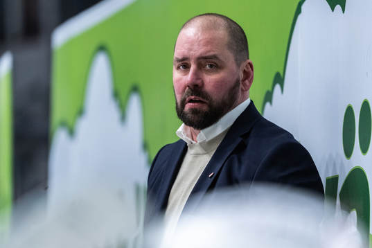 Västerviks Tränare Nichlas Falk deppar