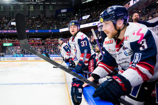 Linköpings Jesper Pettersson och Linus Hultström deppar