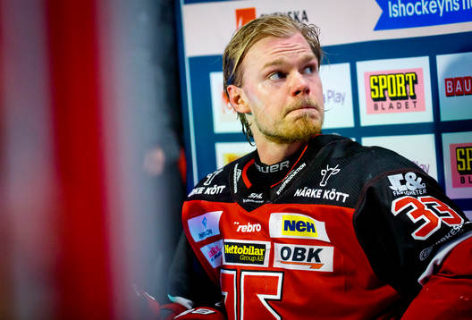 Örebros Christopher Mastomäki deppar ishockeymatchen i
