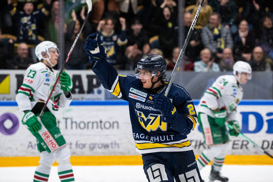 HV71s André Petersson jublar