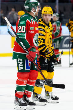 Frölundas Joel Lundqvist och Skellefteås Oscar Möller