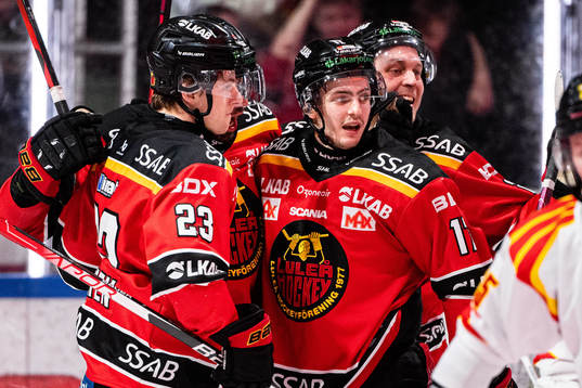 Luleås Isac Brännström jublar