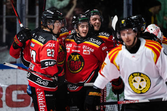 Luleås Isac Brännström jublar