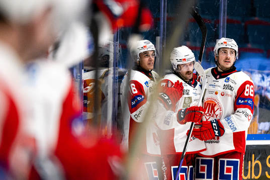 Västerviks Hugo Gabrielson, Joshua Winquist och Matteo