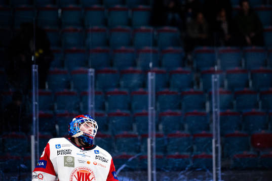 Västerviks målvakt Emil Kruse