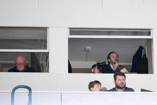 AIKs rådgivare Roger Melin och sportchef Christoffer Malm