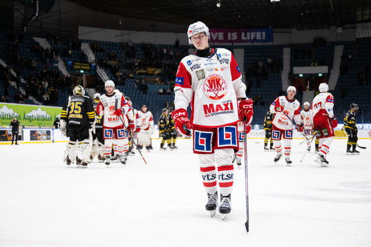 Västerviks Viktor Larsson deppar