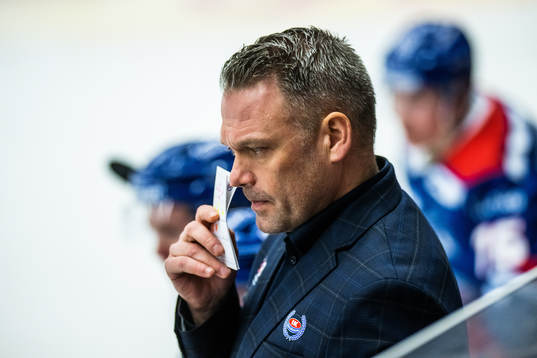 Oskarshamns assisterande tränare Mikael Holmqvist