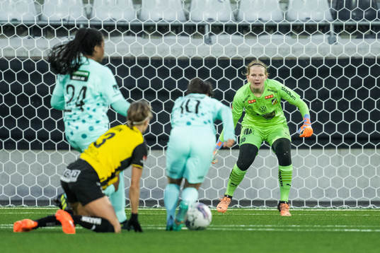 Häckens målvakt Kajsa Höglund Jansson