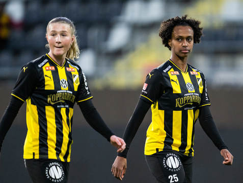 Häckens Alexandra Larsson och Hanna Lofthammar
