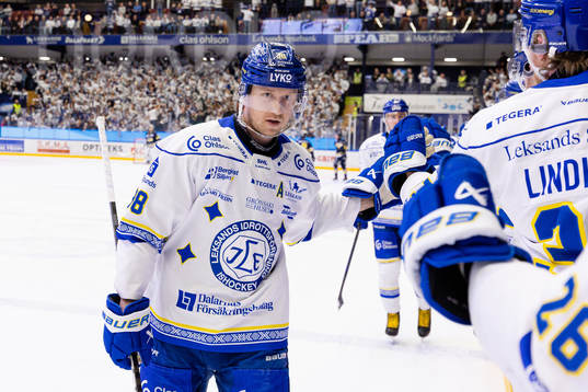 Leksands Olle Alsing jublar