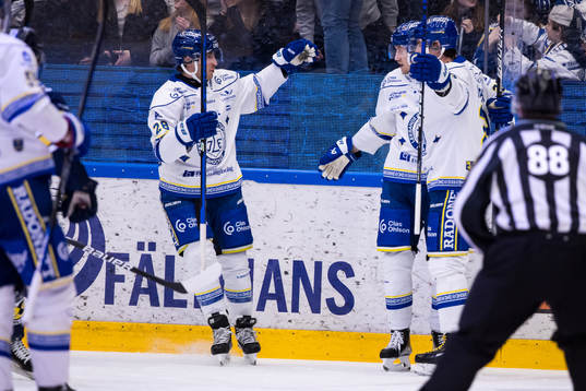 Leksands Olle Alsing jubel