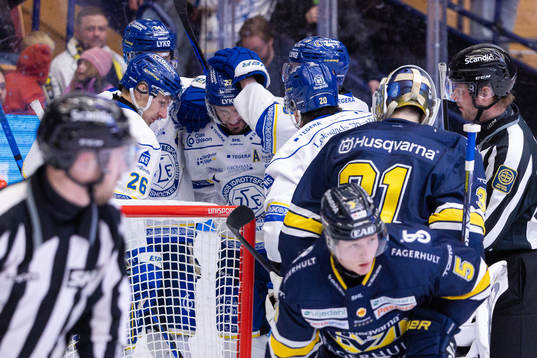 Leksands Marek Hrivik jublar