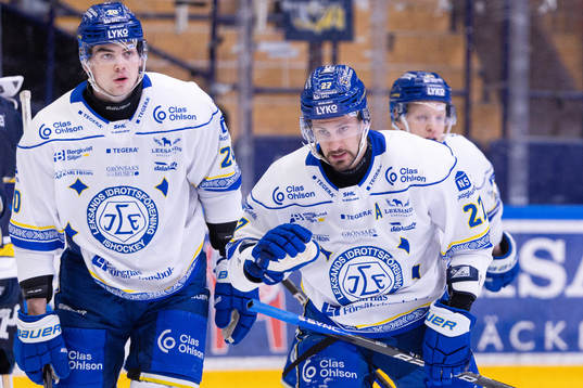 Leksands Marek Hrivik jublar