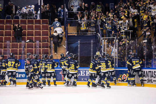 HV71s spelare jublar