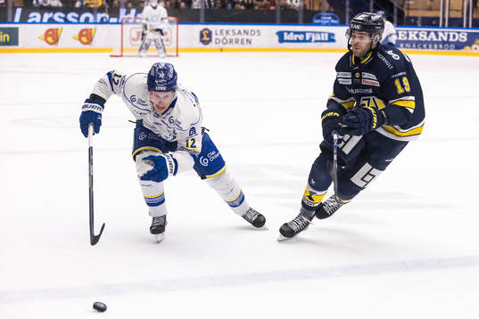 Leksands Kalle Östman och HV71s Sam Vigneault