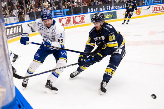 Leksands Jonas Ahnelöv och HV71s Joonas Nättinen