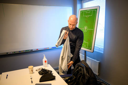 Tränare Henrik Rydström