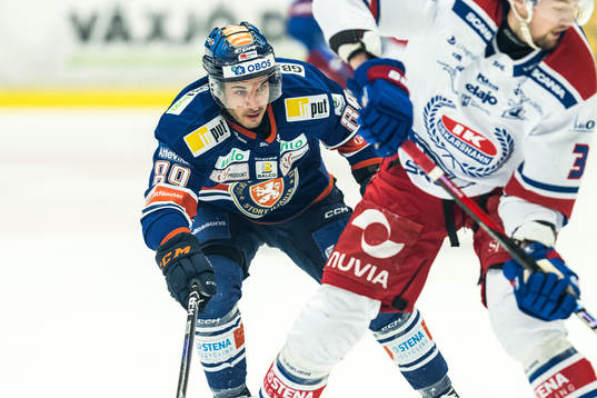 Växjös Jayden Halbgewachs och Oskarshamns William Worge