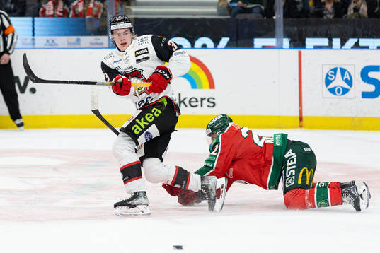 Malmö Redhawks Nuutti Viitasalo och Frölundas Linus