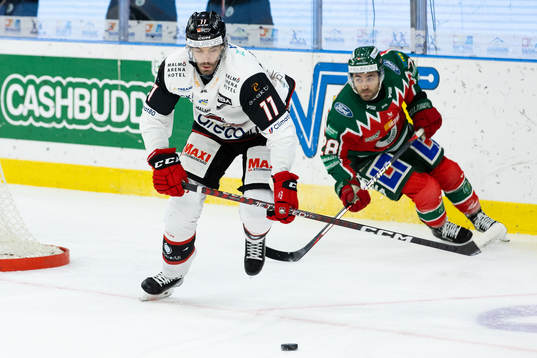 Malmö Redhawks Markus Lauridsen och Frölundas Anthony