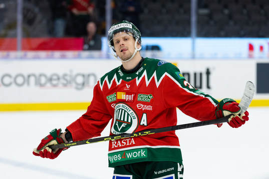 Frölundas Nicklas Lasu deppar