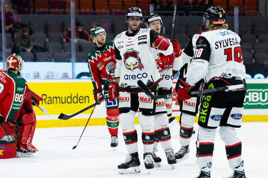 Malmö Redhawks Kim Rosdahl jublar