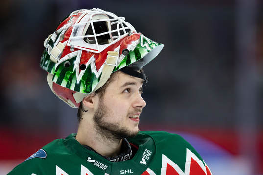 Frölundas målvakt Frederik Dichow