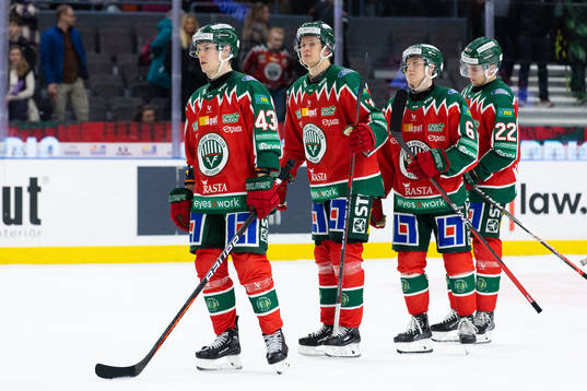 Frölundas Tom Nilsson, Erik Borg, Filip Hasa och Linus