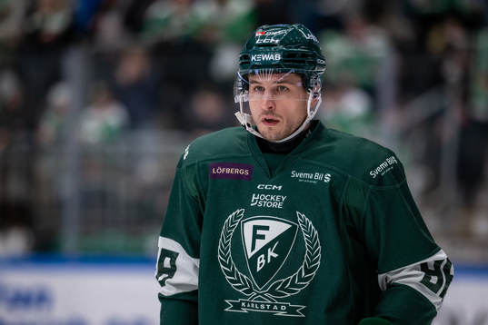 under ishockeymatchen i SHL mellan Rögle och Färjestad