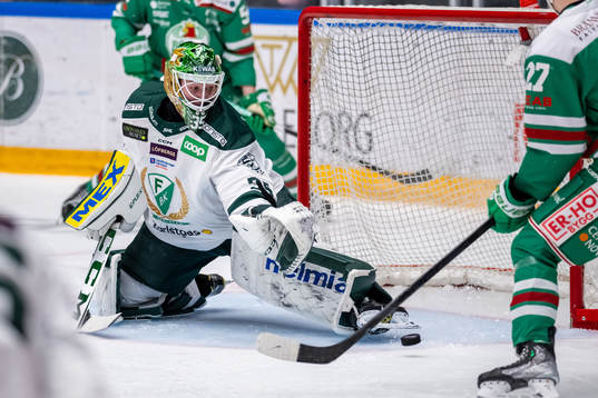 Färjestads målvakt Dennis Hildeby