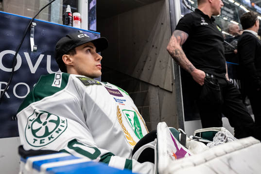 Färjestads målvakt Matthew Tomkins