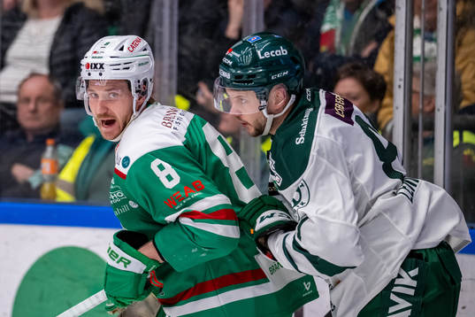 Rögles Linus Sandin och Färjestads Theodor Lennström