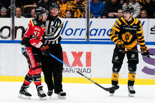 Luleås Leo Komarov och Skellefteås Albin Sundsvik