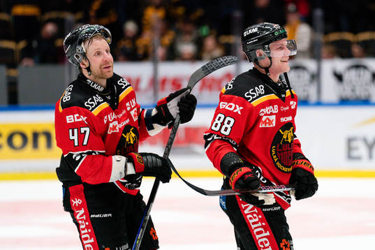 Luleås Leo Komarov och Joonas Rask