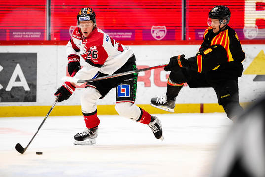 Örebros Elias Pettersson och Brynäs Linus Ölund