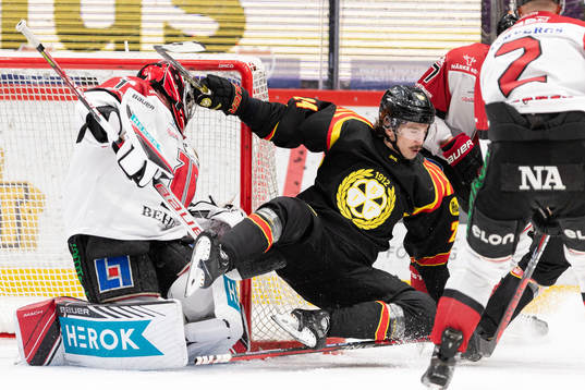 Örebros målvakt Jhonas Enroth och Brynäs Hannes