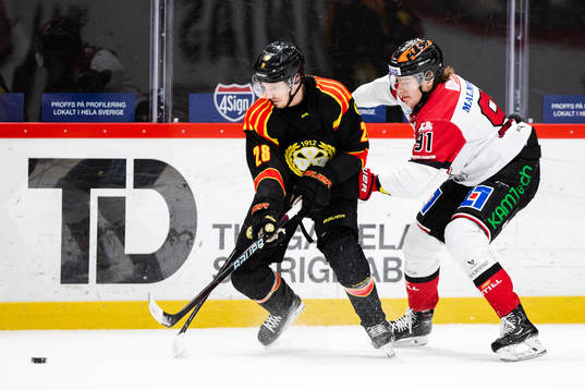 Brynäs Johannes Kinnvall och Örebros Leo Carlsson
