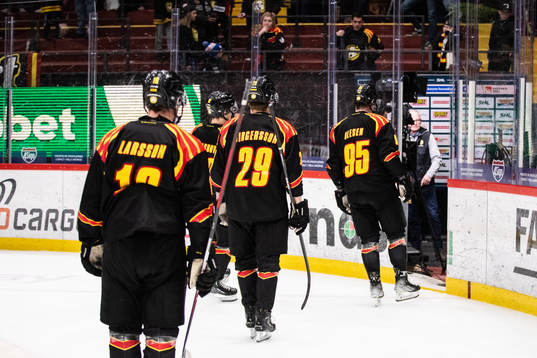 Brynäs spelare deppar