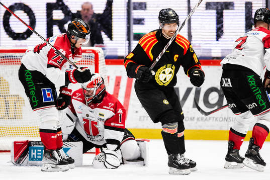 Brynäs Anton Rödin jublar