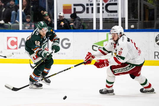 Kristianstads Roope Laavainen och Moras Måns Carlsson