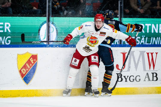 Almtunas Hugo Blixt och Djurgårdens Marcus Krüger
